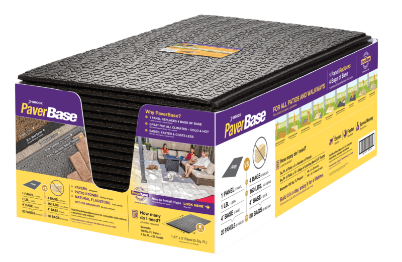 PaverBase All You Need to Know 5 Sq Ft Panel Brock PaverBase